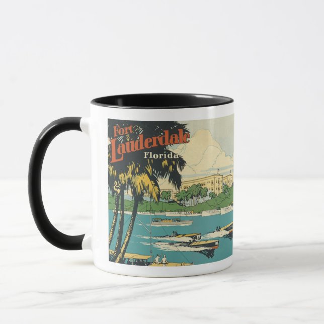 Caneca Fort Lauderdale Flórida 20 anos (Esquerda)