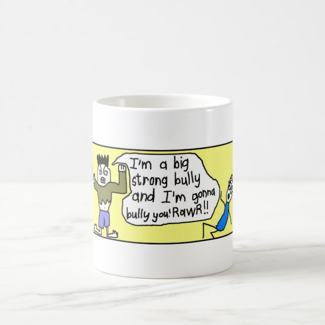 Caneca forte grande da intimidação (Centro)