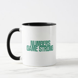 Caneca Forte Jogo de Números   Campeão de Análise de Dado