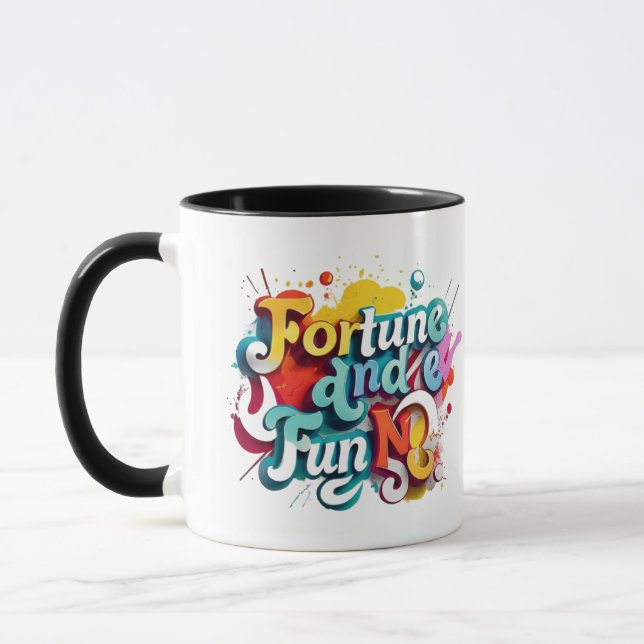 Caneca "Fortuna e Diversão" (Esquerda)