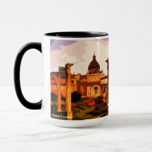Caneca Fórum de Roma Arquitetura Românica Itália 