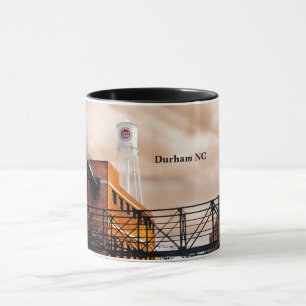 Caneca Foto afortunada da torre da greve de Durham North