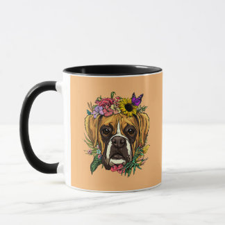 Caneca Foto bonita do cachorro-boxer