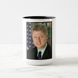 Caneca Foto da Casa Branca do Presidente Bill Clinton