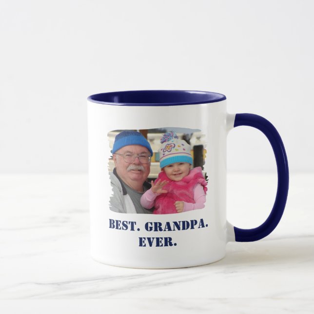 Caneca Foto da família personalizada Abuelo Não é o melho (Direita)
