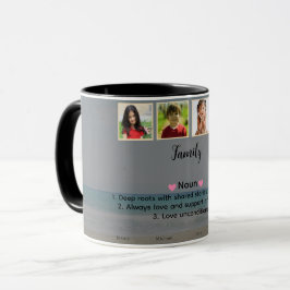 Caneca Foto da família personalizada e bonita