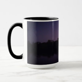 Caneca Foto da Praia da Costa do Golfo da Flórida Antes d