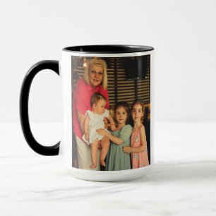 Caneca Foto da vovó personalizada, café da mãe Dia de as