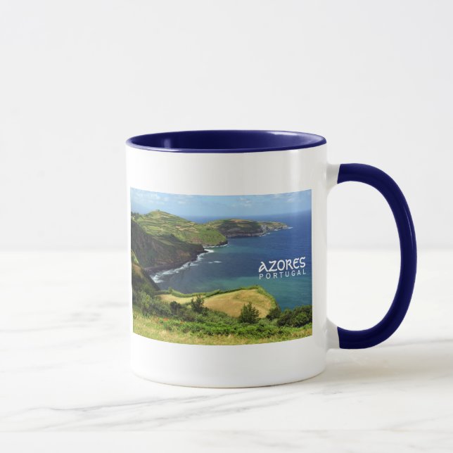 Caneca Foto das ilhas Açores, Portugal (Direita)