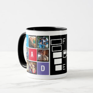 Caneca Foto de combustível para Piada de Pai de Tipografi