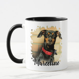 Caneca Foto de Gato de Pet Dog Personalizada com Nomes de