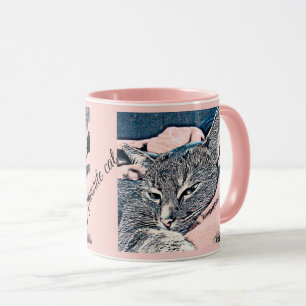 Caneca Foto de gato, gato, animal, gato engraçado