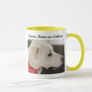 Caneca Foto de Labrador Retriever Mix Dog Yellow Mãe