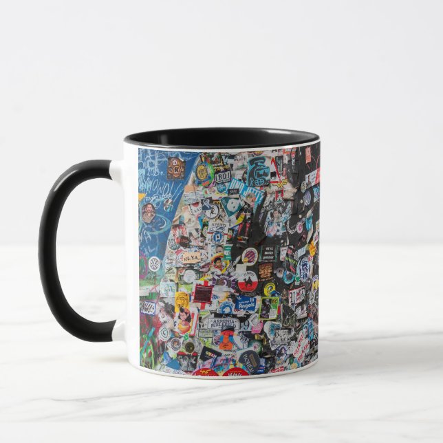 Caneca Foto de Lennon Wall (Esquerda)