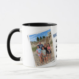 Caneca Foto de Reunião Familiar de Férias de Ocasião Espe