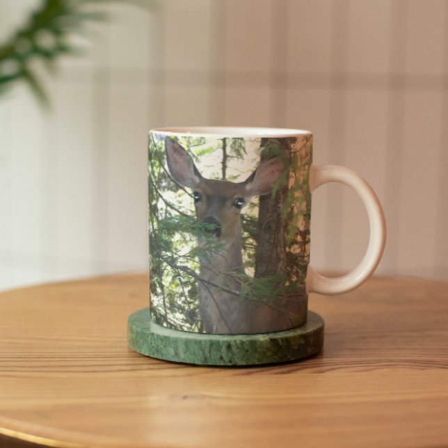 Caneca Foto do Alert Mule Deer Wildlife (In Situ Coaster)