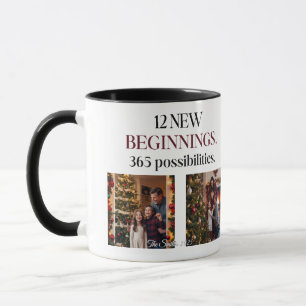 Caneca Foto do Calendário 2025 Personalizado Elegante