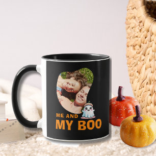 Caneca Foto do Dia das Bruxas de Mim e Meu Boo