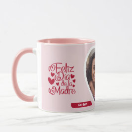 Caneca Foto do Dia de as mães Feliz Dia De La Madre