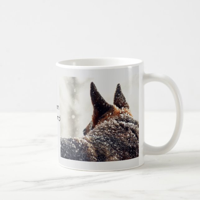 Caneca Foto do german shepherd (Direita)