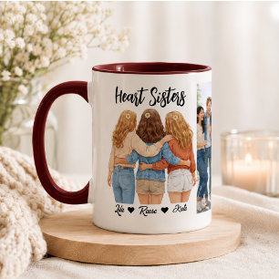 Caneca Foto do melhor amigo personalizada Dia da Amizade