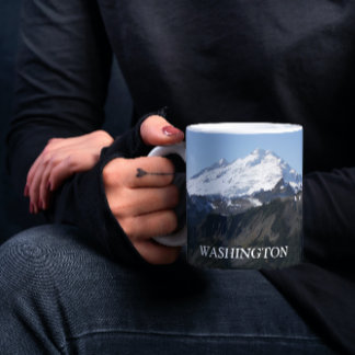 Caneca Foto do Monte Baker do Estado de Washington
