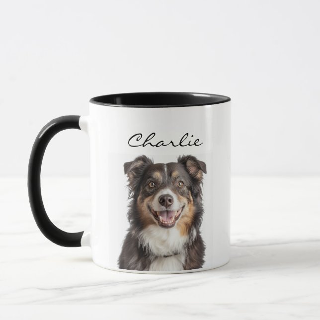 Caneca Foto E Nome De Pet Personalizados (Esquerda)