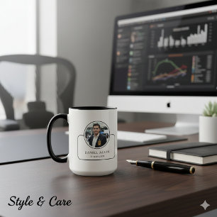 Caneca Foto e Nome Personalizados com Cargo