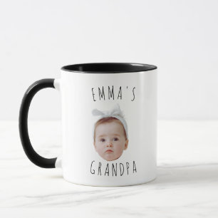 Caneca Foto Engraçada Personalizada Do Rosto Do Bebê