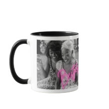 Foto personalizada "Besties" em preto e branco