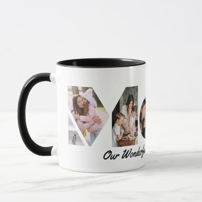 Caneca Foto personalizada da mamãe Mug (Esquerda)