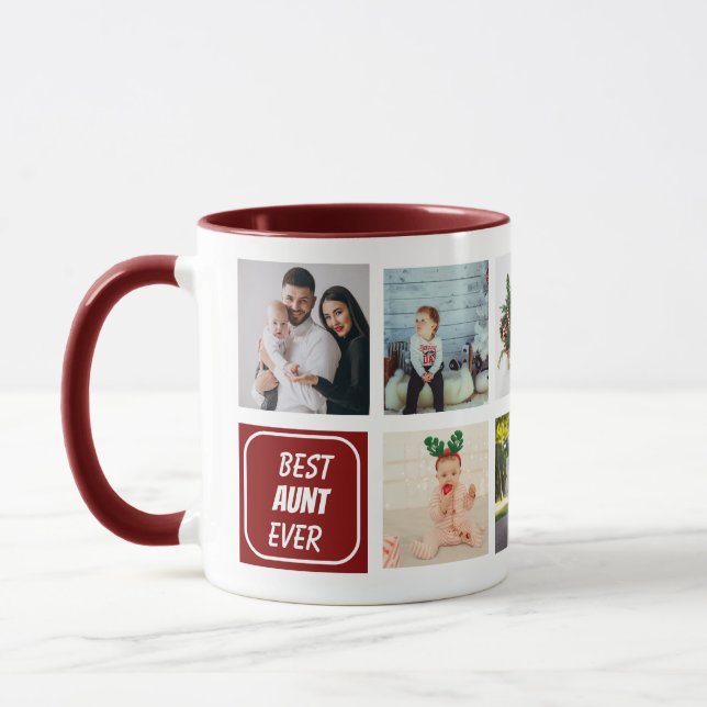 Caneca Foto Personalizada Da Melhor Tia Ever 8 (Esquerda)