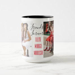 Caneca Foto personalizada de amizade divertida