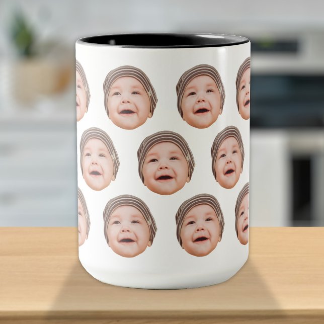 Caneca Foto Personalizada De Bebê Fofo (Criador carregado)