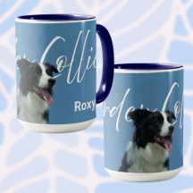 Foto Personalizada de Border Collie e Tipografia R