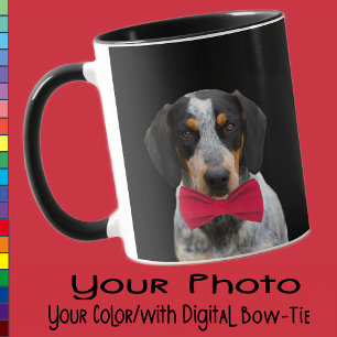 Caneca Foto Personalizada de Cachorro Cachorrinho Natal P