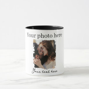Caneca Foto personalizada do Casal gráfico