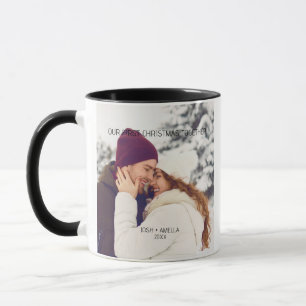 Caneca Foto personalizada do Casal gráfico