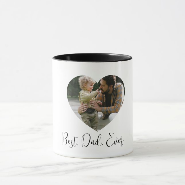Caneca Foto personalizada do melhor Pai (Centro)