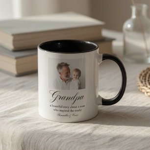 Caneca Foto Personalizada do Vô Avô Personalizado