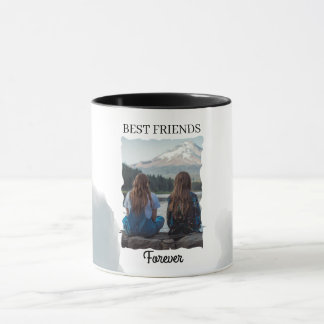 Caneca Foto personalizada dos melhores amigos do mundo