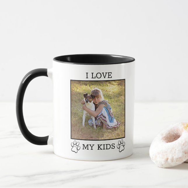 Caneca Foto Personalizada Melhor Mãe ou Pai (Com Donut)