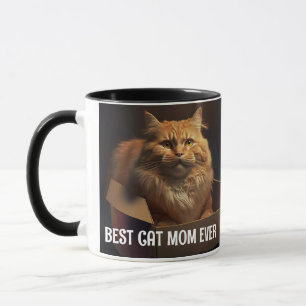 CANECA FOTO PERSONALIZADA MELHOR MOM CAT MFFEE MUG