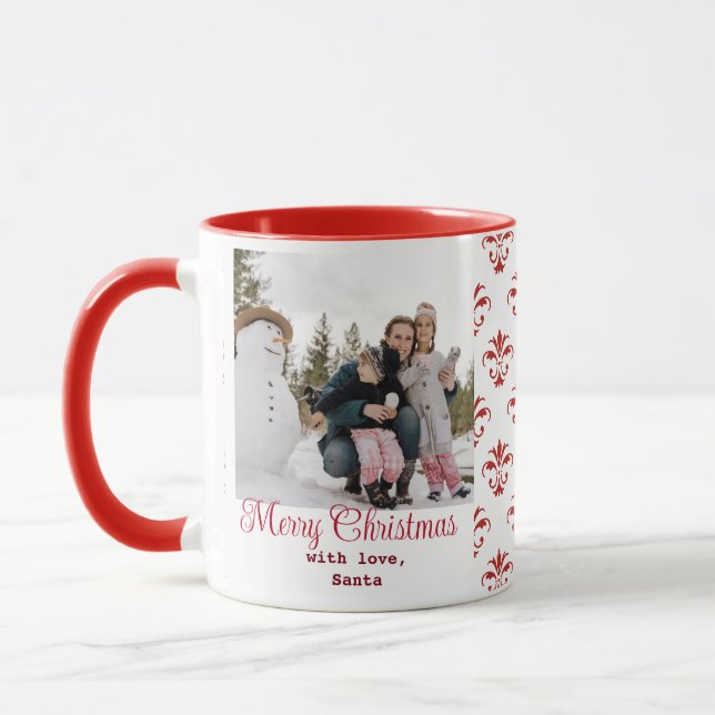 Caneca Foto personalizada, Natal elegante (Esquerda)