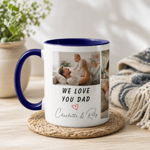 Caneca Foto Personalizada Nós Te Amamos, Papai   Dia dos 