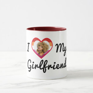 Caneca Foto Personalizada Orgulho Lésbico Eu Amo Minha Na