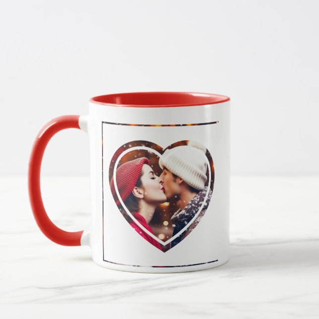 Caneca Foto personalizada para sempre e para sempre (Esquerda)