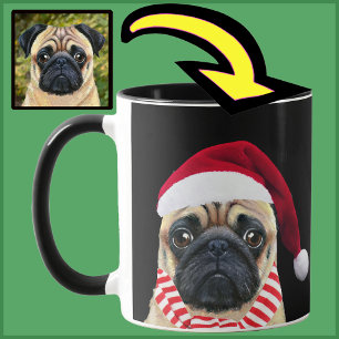 Caneca Foto personalizada única de Papai Noel doado pela 