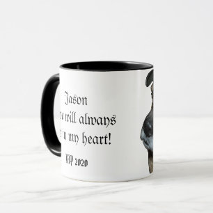 Caneca Foto Pet Personalizada Para Lembrar O Cão RIP Do 
