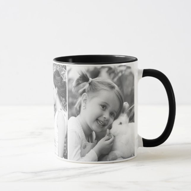 Caneca foto preto e branco horizontal (Direita)